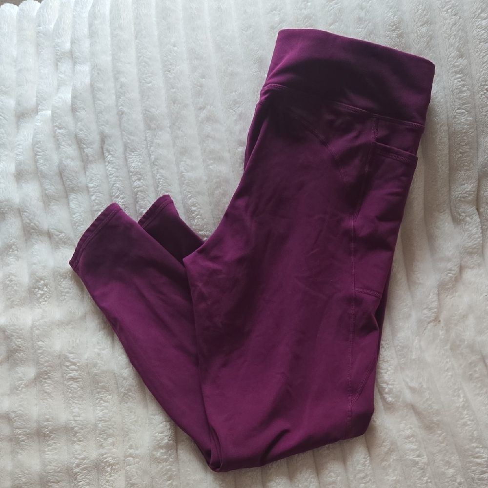 Purple High-Waisted Performance Leggings